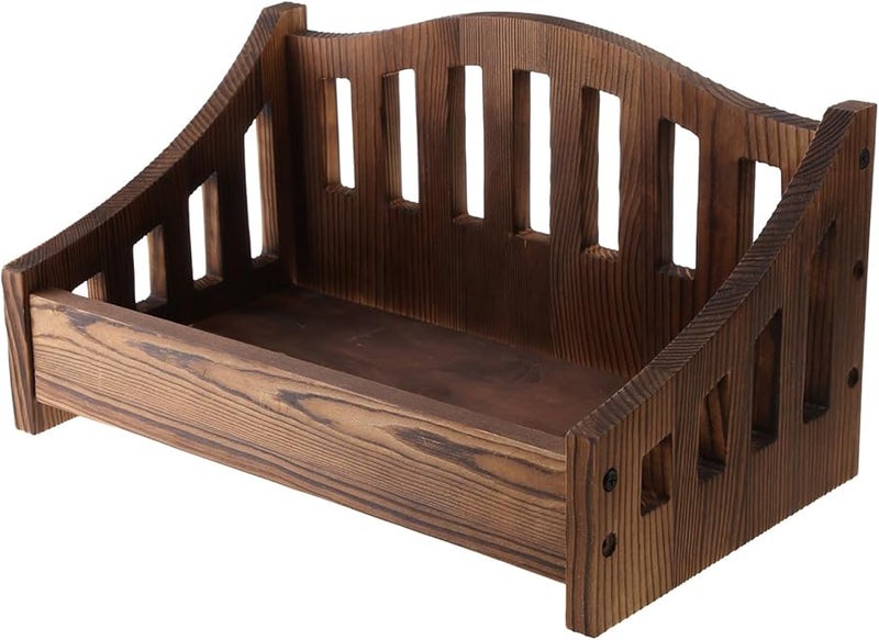 Coffee Newborn Photography Props Posing Bed Infant Photoshoot Chair Backdrop Accessories - Image 1